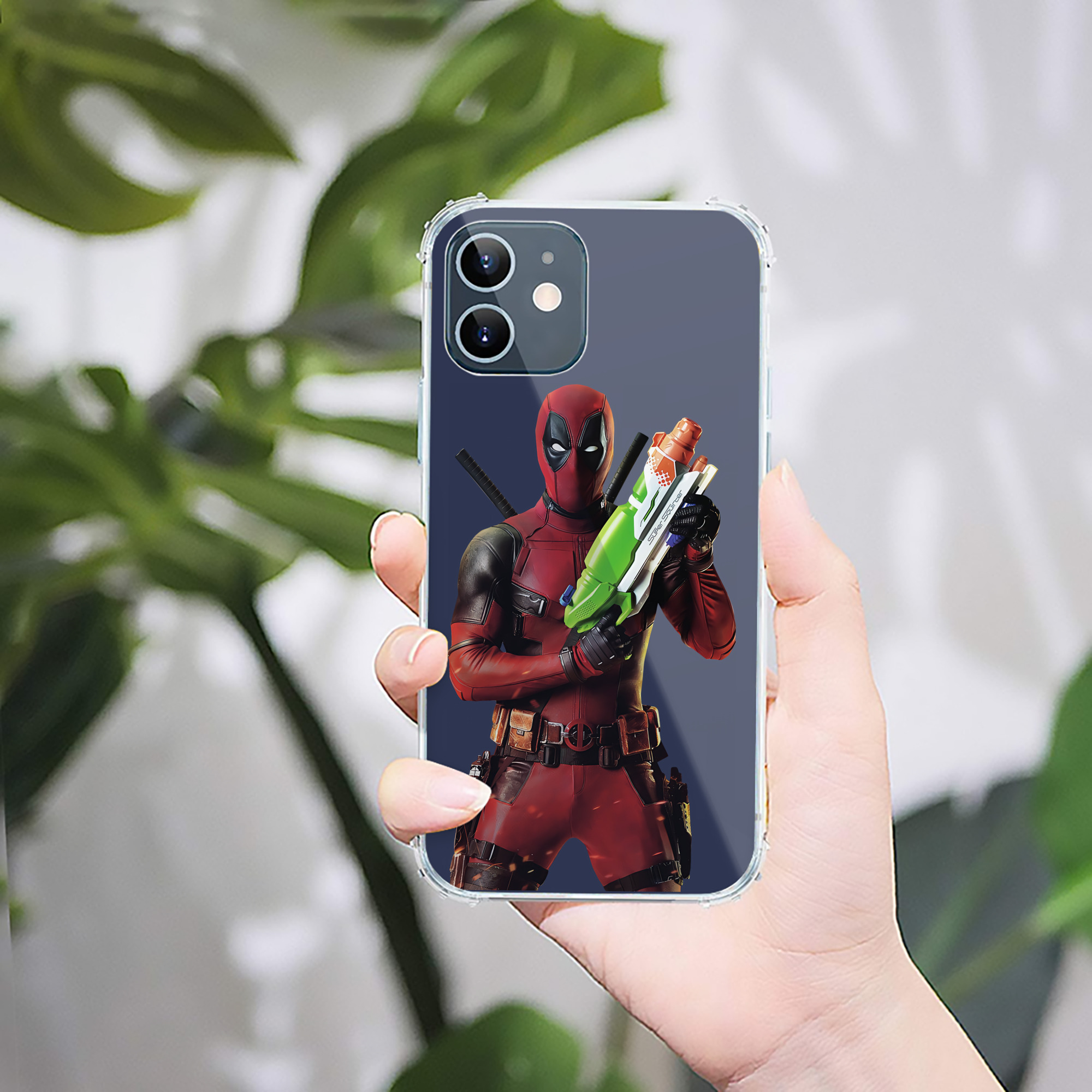 （画像用） Deadpool デッドプール 【iPhone 12シリーズ対応】透明スマホケース（クリアソフトケース）